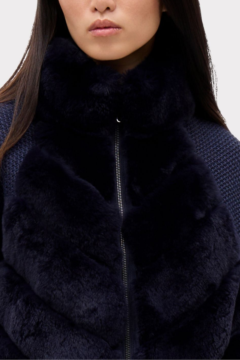 FUR PANEL COLLAR