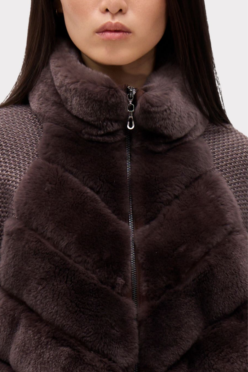 FUR PANEL COLLAR