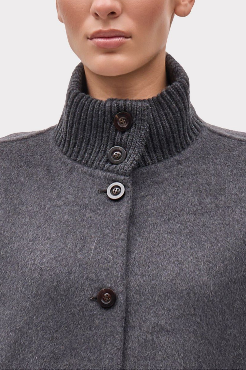 THICK RIBBED KNIT COLLAR
