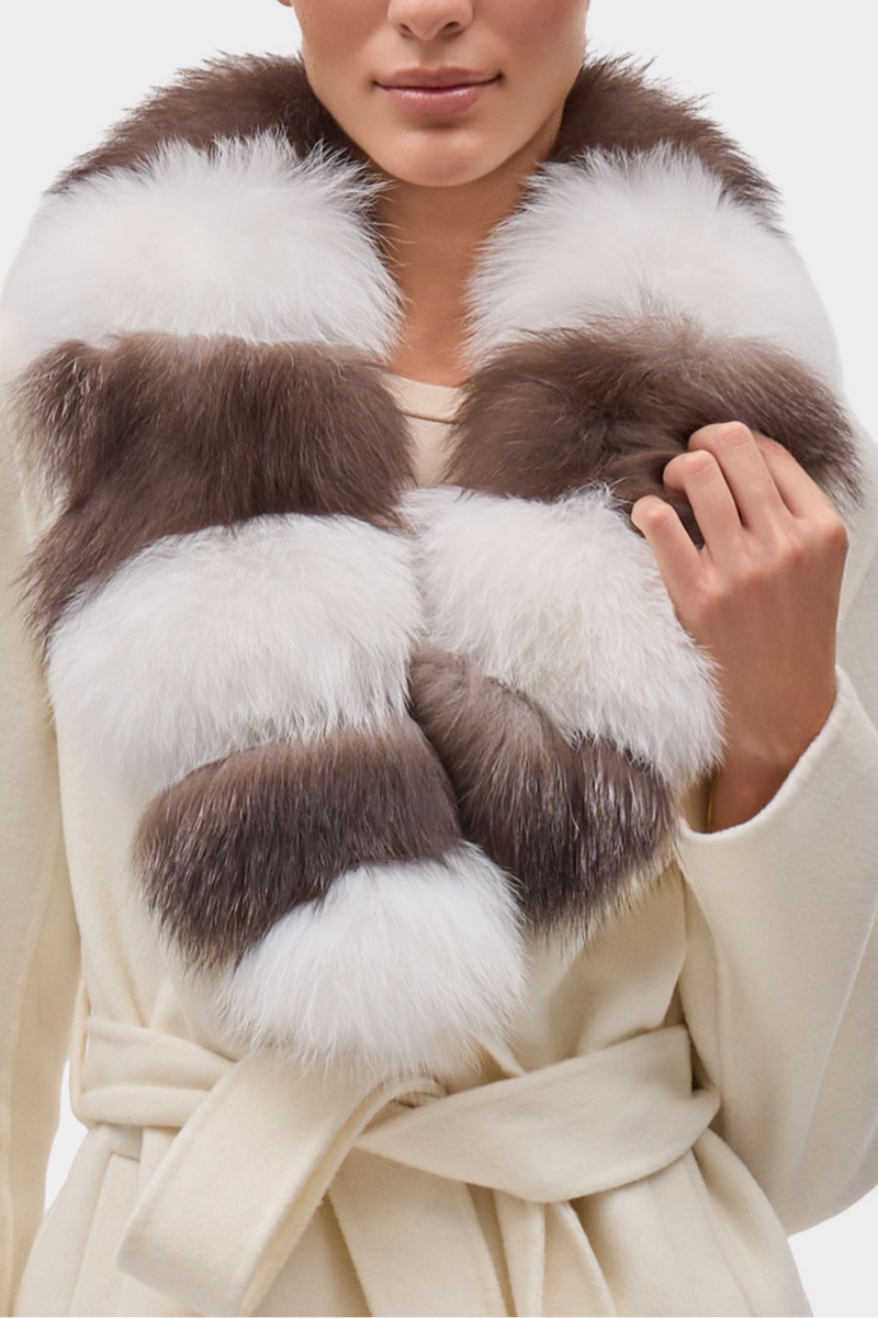 FULL LAYERED FUR COLLAR